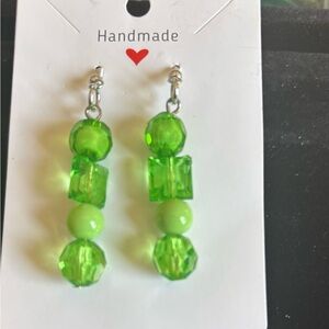 Handmade vintage lime green